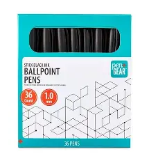 BALLPOINT PENS, 1.0 MM, BLACK P&G