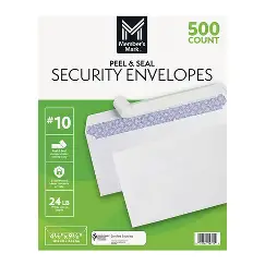 ENVELOPE #10 PEELAND SEAL 500COUNT MEMBER MARK (BOX!)