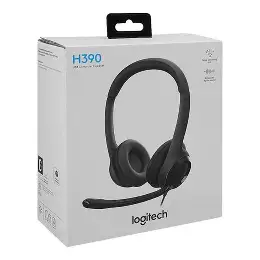 HEADSET LOGITECH USB HEADSETH390 - HEADSET