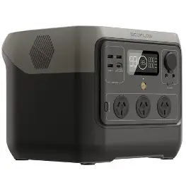 PORTABLE POWER STATION RIVER 2 PRO (PORTS: 3xUSB A/ 1xUSB C/4x120V INPUT/ 3xDC PORT) 120V /SOLAR POWERED ECOFLOW