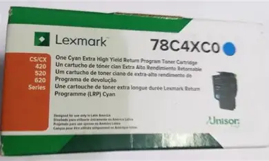 [1701] TONER CYAN 5K PGS EXTRA HIGHYIELD 78C4XC0 LEXMARK