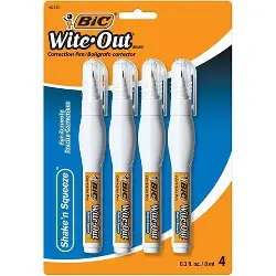 [4248] WITE OUT SHAKE N SQUEEZE PEN8ML BIC