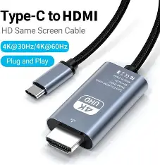 [4781] CABLE TYPE C (M) TO HDMI (M) 6FT V7