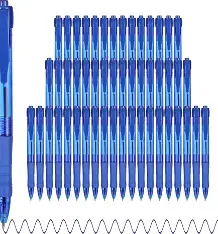 [63021] PEN 1.0MM BLUE INK100 COUNTBALLPOINT RETRACTABLEDEEGTRAN