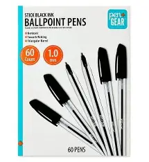 [63018] PEN BALLPOINT 1.0MM BLACK INKP&G